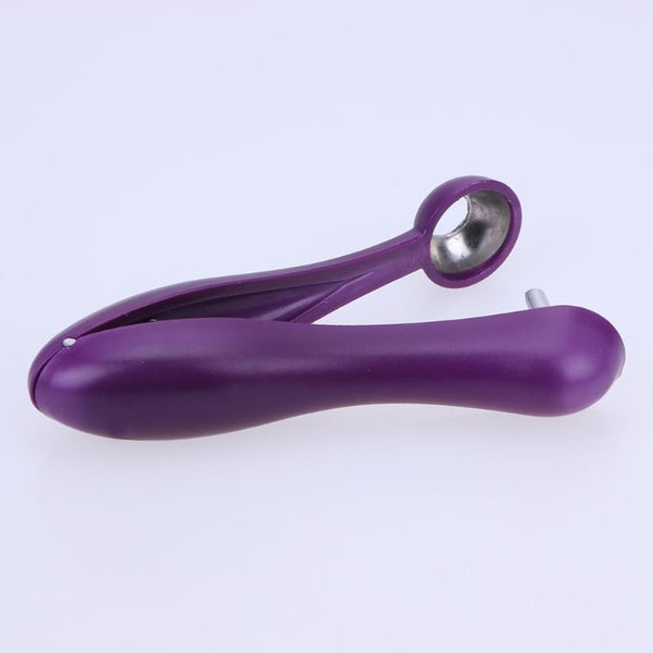1PC Cherries Pitter Plastic Fruits Tools Fast Cherry Seed Removers Stainless Steel