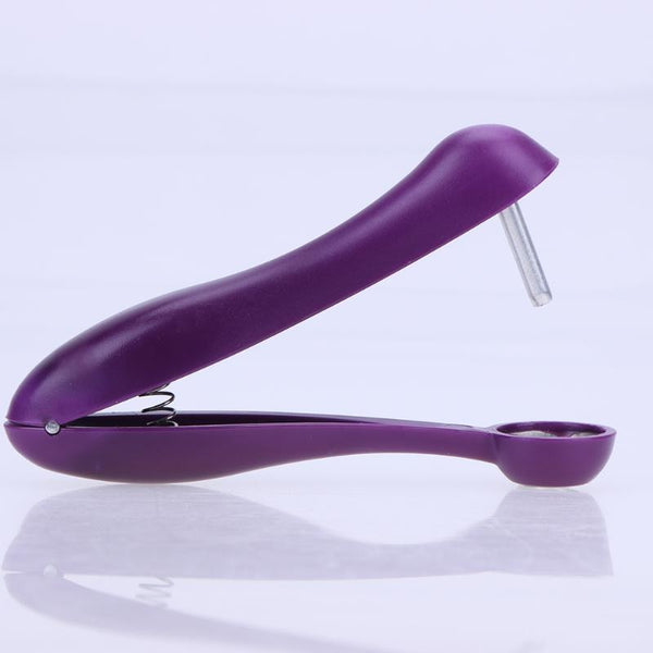 1PC Cherries Pitter Plastic Fruits Tools Fast Cherry Seed Removers Stainless Steel