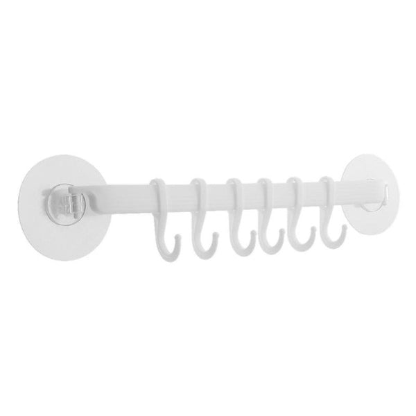 Sunction Adhesive Hook Kitchen Wall Hanging Rack Towel Holder