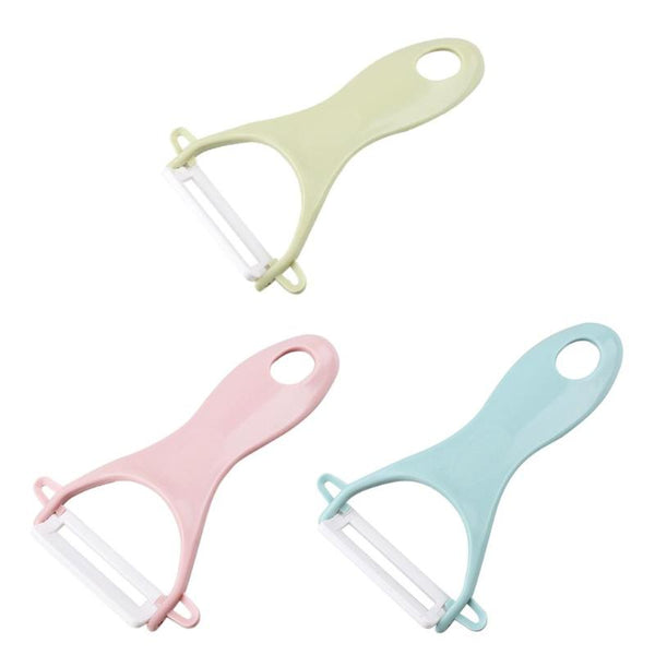 Ceramics Fruit Peeler Cutter Vegetable Fruit Peeler Slicer Anti-slip Handle