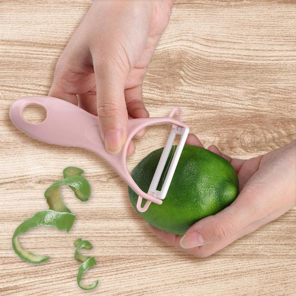 Ceramics Fruit Peeler Cutter Vegetable Fruit Peeler Slicer Anti-slip Handle