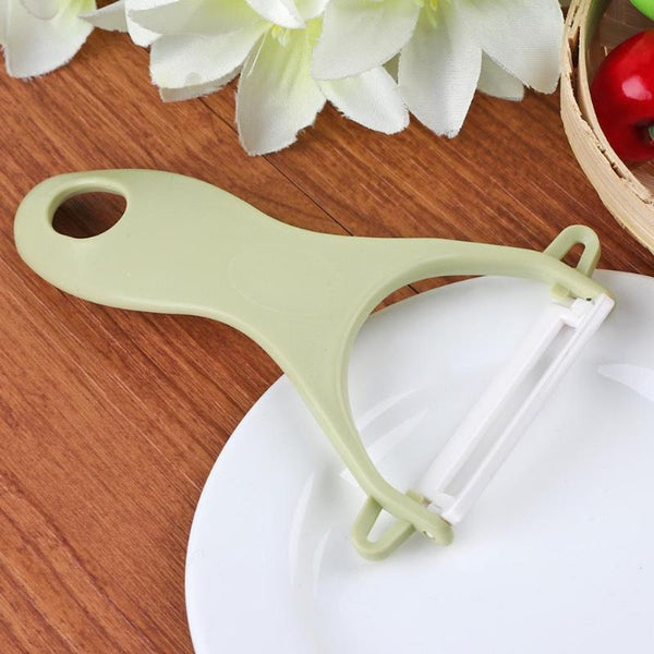 Ceramics Fruit Peeler Cutter Vegetable Fruit Peeler Slicer Anti-slip Handle