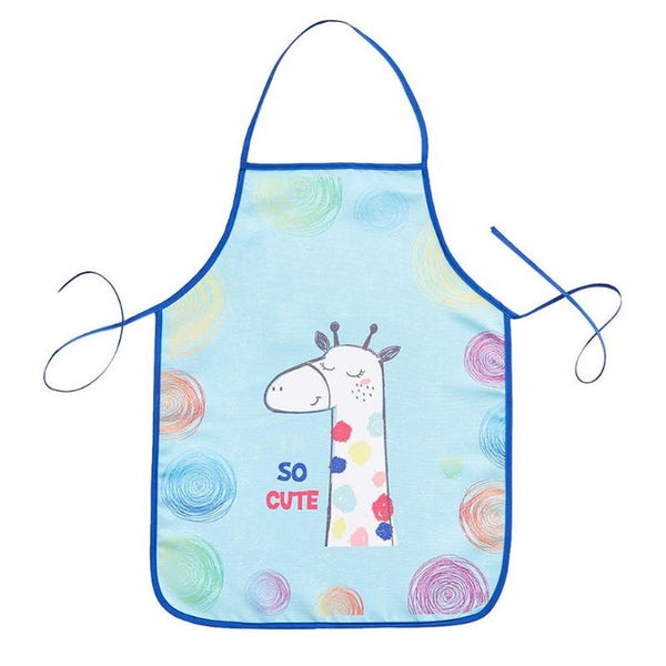Animal Printed Cartoon Apron for Kids Children Bibs Anti-Fouling