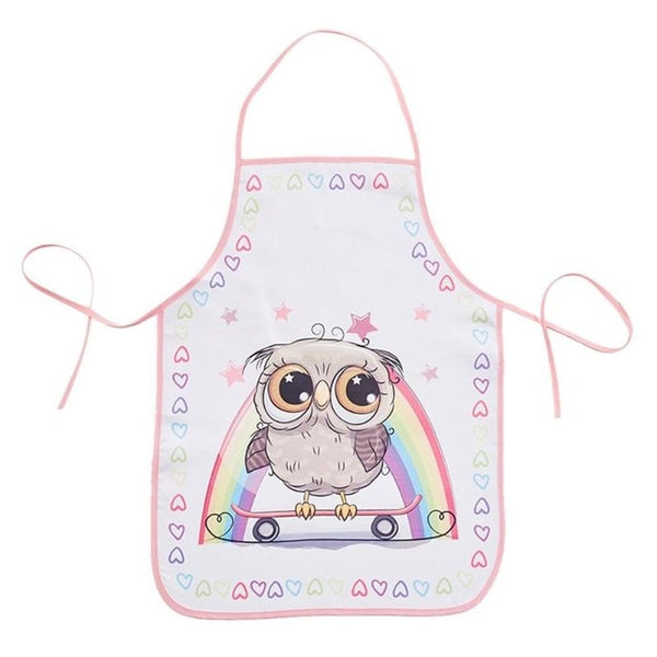 Animal Printed Cartoon Apron for Kids Children Bibs Anti-Fouling
